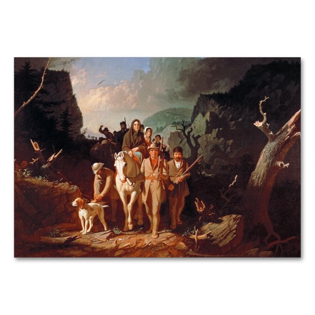 Numéro De Table Daniel Boone escortant des colons  (Devant)