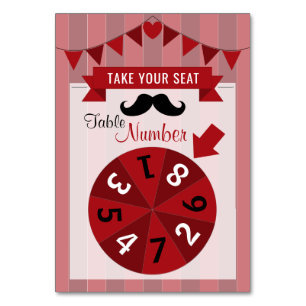 Numéro de table de fête d'anniversaire de l'affich