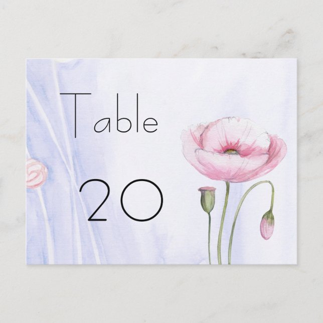 Numéro de table de jardin Carte postale (Devant)