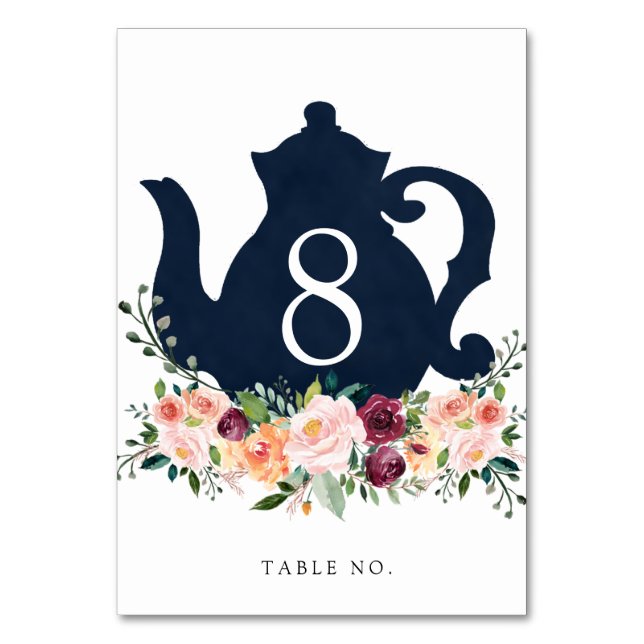 Numéro de table de la théière nuptiale (Par défaut)