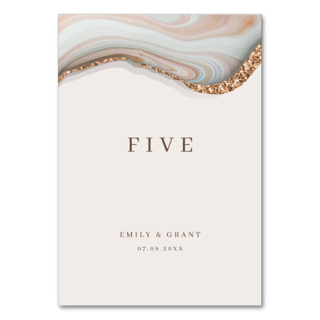 Numéro de table de marbre de pierre d'âge (Par défaut)