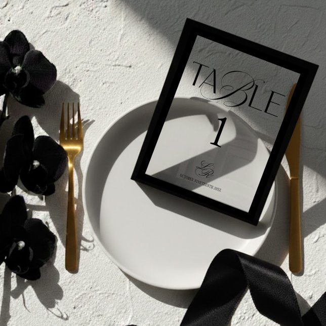 Numéro de table de mariage d'argent ancien (Créateur téléchargé)
