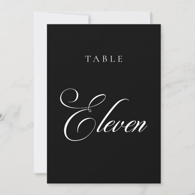 Numéro de table de mariage de calligraphie en ivoi (Devant)