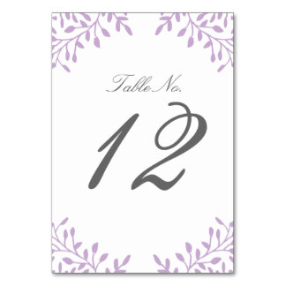 Numéro de table de mariage du jardin secret - Orch