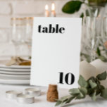 Numéro de table de mariage élégant et tendance<br><div class="desc">Numéro de table de mariage élégant et tendance.</div>