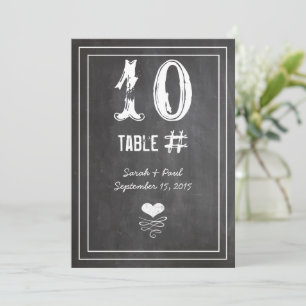 Numéro de table de mariage en floral damassé vinta
