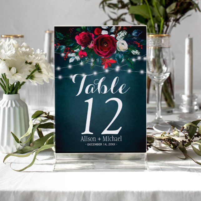 Numéro de table de mariage rustique élégant bordea (Créateur téléchargé)
