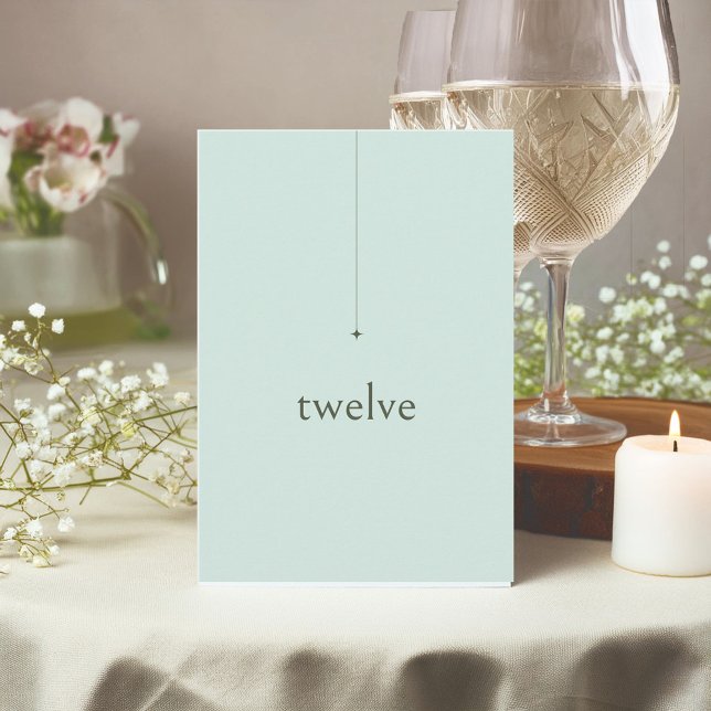 Numéro de table de Mariage simple et chic ID1046 e (Créateur téléchargé)