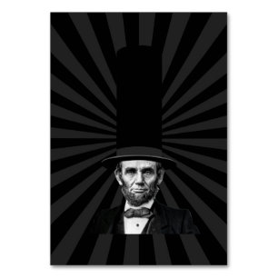 Numéro De Table Déclaration de mode présidentielle Abraham Lincoln