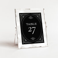 Déco moderne | Élégant Mariage noir et blanc Onyx