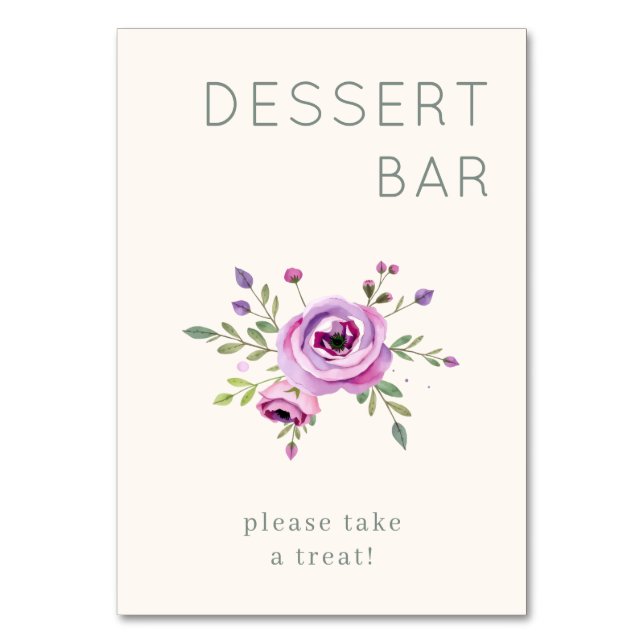 Numéro De Table Delightful Dessert Bar Invitation (Par défaut)