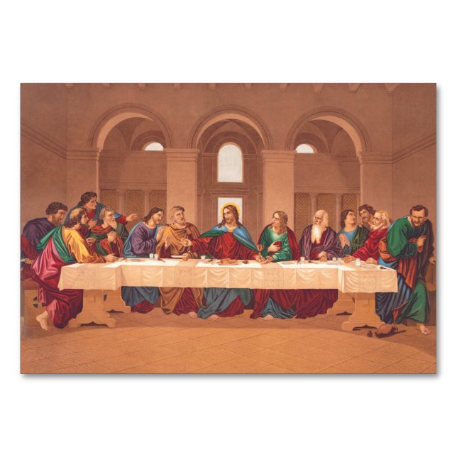 Numéro De Table Dernière Cène de Jésus-Christ (Devant)