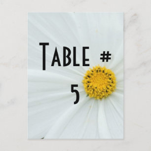 Numéro de table des invités