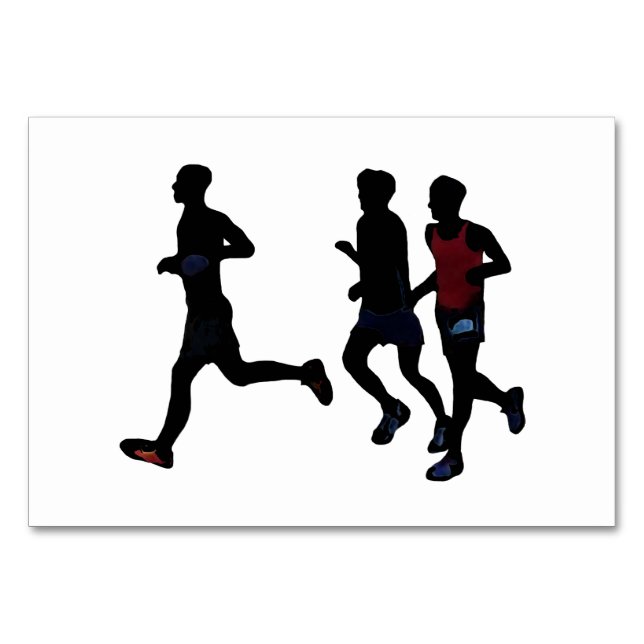 Numéro De Table Diffuser avec diligence les coureurs, lire les car (Devant)