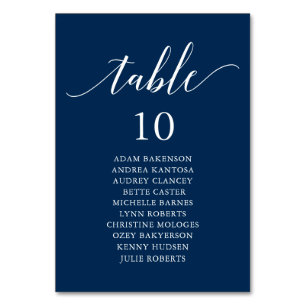 Numéro De Table Dîner mariage, Tableau des places modernes N