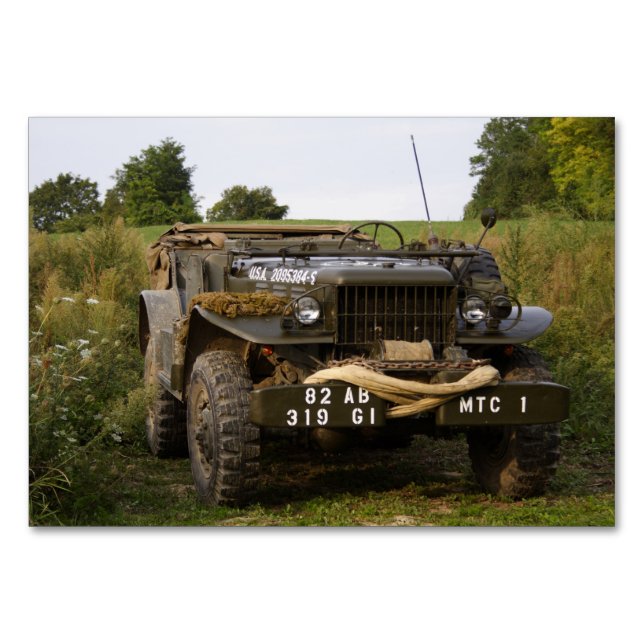 Numéro De Table Dodge WC 57 (Devant)