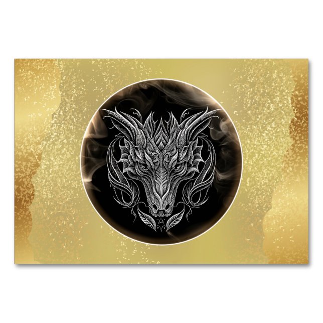 Numéro De Table Dragon d'or 2024 (Devant)