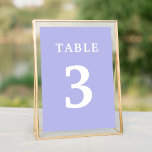 Numéro de table du Mariage de lavande<br><div class="desc">Numéros de table mariage lavande brillant. Personnalisez le nombre et ajoutez autant de tables que vous le souhaitez. Pour plus de produits correspondants veuillez vérifier nos collections.</div>