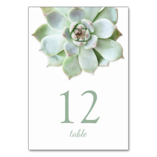Numéro de table du Mariage moderne réussi