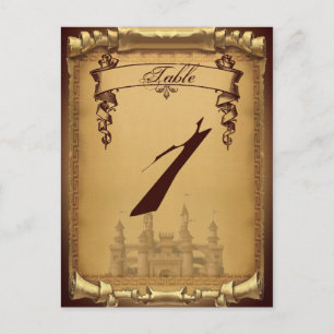 Numéro de table d'un Mariage de temps