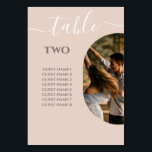 Numéro De Table Dusty Rose Nous faisons minimaliste Mariage photo<br><div class="desc">Un numéro de table minimaliste moderne rose poussiéreux qui comprend votre propre photo encadrée par un ovale d'arc et le titre "table". Une façon simple de numéroter vos tables mariages un des meilleurs jours de votre vie. La configuration moderne de la typographie lui donne un style distinct. Des articles de...</div>