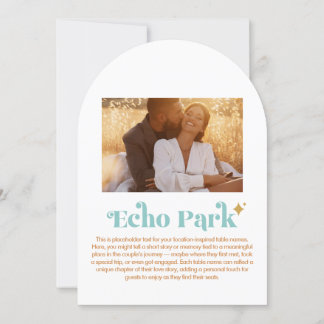 Numéro de table Echo Park