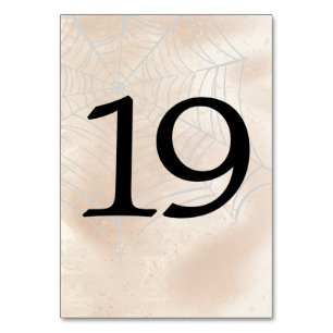 Numéro De Table Éffrayant Petit Couple Numéro de tableau 19