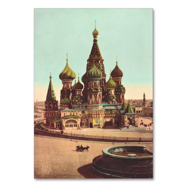 Numéro De Table Eglise St Basil, Carré rouge Moscou (Par défaut)