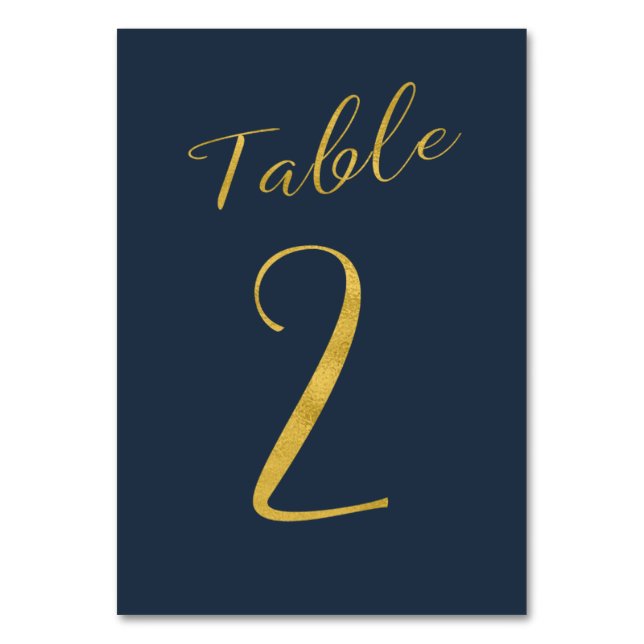 Numéro de table élégant avec paillettes dorées et  (Par défaut)