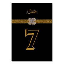 Élégant Broche Paillettes Noire et Or