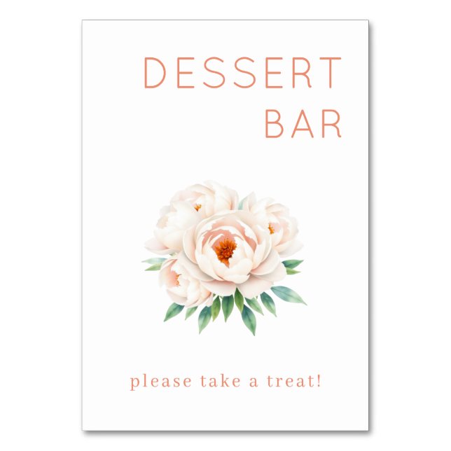Numéro De Table Elegant Dessert Bar Invitation (Par défaut)
