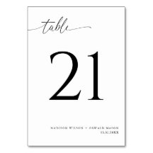 Élégant Mariage de calligraphie noire moderne 21