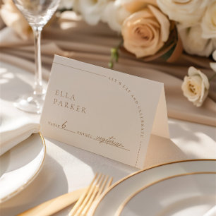 Numéro De Table Elégant minimaliste moderne Boho Mariage lieu d'hô