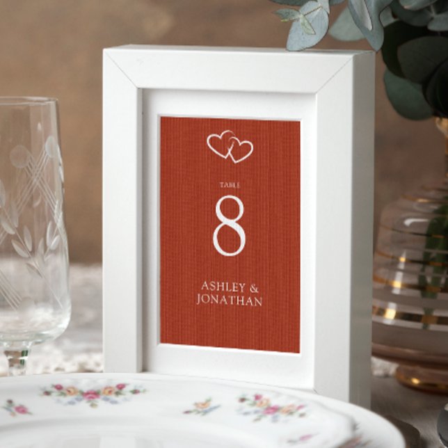 Numéro De Table Élégant Moderne Éléments simples Mariage (Créateur téléchargé)