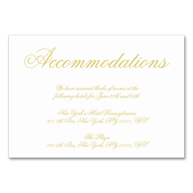 Numéro De Table Elegant Script Island Citrus Accommodation Cards (Devant)