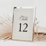 Numéro De Table Élégant Vintage classique gris clair Numéro de tab<br><div class="desc">Bienvenue à vos invités avec l'élégance intemporelle du numéro de table Vintage Classic Grey de MIA Collection. La teinte grise sobre, le design complexe et la police classique créent un look sophistiqué et cohésif pour votre décoration mariage. Personnalisez chaque table avec ces numéros de table exquis pour guider sans effort...</div>