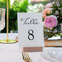 Élégante calligraphie minimaliste Mariage blanc