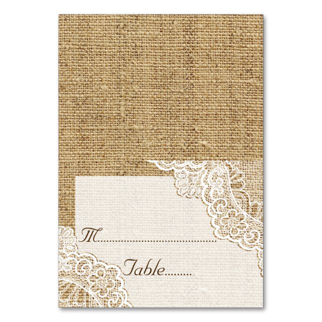 Numéro De Table Elégante dentelle blanche d'angle sur mariage burl (Par défaut)