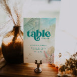 Numéro De Table Elégante plage | Dunes de bord de mer Mariage pers<br><div class="desc">Les numéros de table rehaussent le look de votre tablescape et mettent la touche finale sur votre journée spéciale. Impression de texte personnalisée des noms ou numéros de vos tables. L'impression recto verso est incluse dans le prix. Ajoutez votre libellé personnalisé à cette conception à l'aide des cases "Modifier ce...</div>