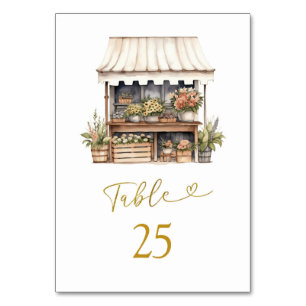 Numéro De Table Elle n'est pas à la Fête des mariées du marché