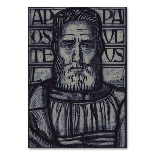 Numéro De Table Épée de l'Esprit Saint Paul Art Graphique Sacré (Par défaut)