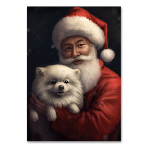 Numéro De Table Esquimau américain avec le Père Noël Festif de Noë