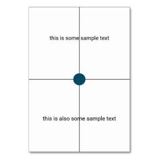 Numéro De Table essai échantillon