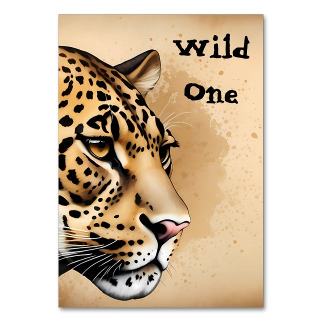 Numéro De Table Faire-part de mariage sauvage inspiré par la natur (Par défaut)