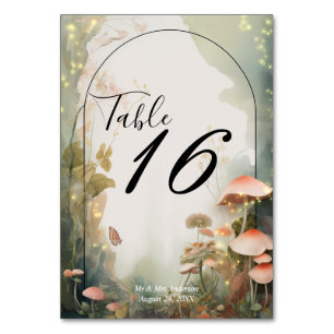 Numéro De Table Fairy Tale Woodland Fairycore Romance