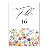 Fête des mariées fleurie Fleur sauvage colorée mod