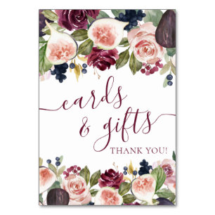 Numéro De Table Figues florissantes   Rustic Moody Elegant Floral 