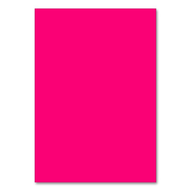 Numéro De Table Fille Fuchsia Rose Personnalisé Arrière - plan ami (Par défaut)