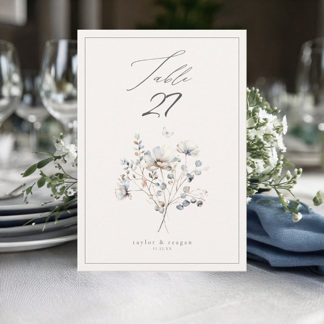 Numéro de table Fleur sauvage spécifié ID1102 (Créateur téléchargé)