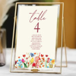 Numéro De Table Fleurs sauvages fleurs sauvages Jardin Floral Mari<br><div class="desc">C'est un Fleur sauvage Fleurs Fleurs Fleurs Fleurs Florales de Jardin Numéro de table avec des noms!</div>